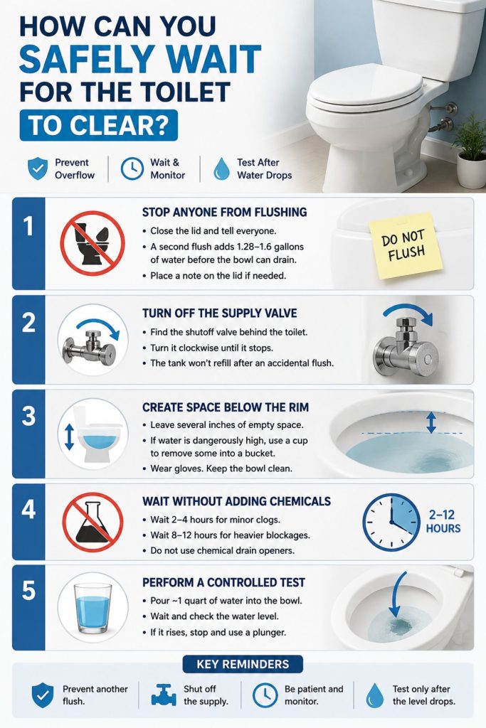 How Can You Safely Wait for the Toilet to Clear