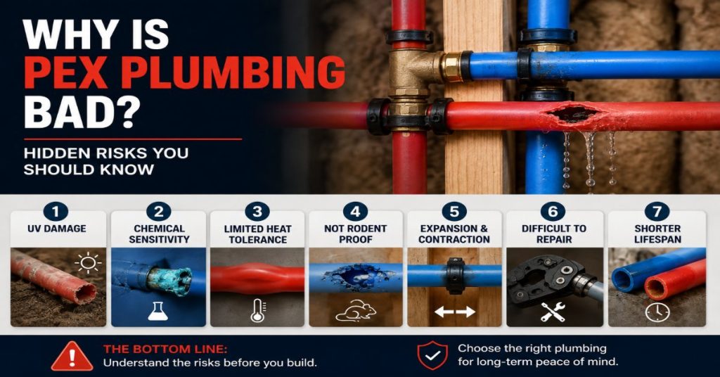Why Is PEX Plumbing Bad Hidden Vulnerabilities and Failure Risks