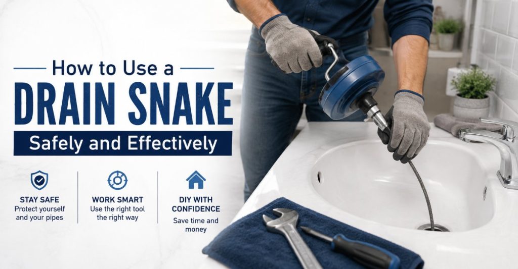 How to Use a Drain Snake Safely and Effectively