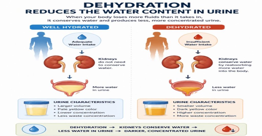 Dehydration Increase Surface Tension
