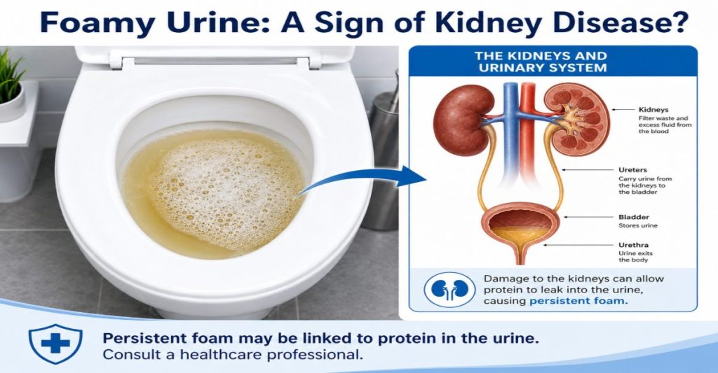 Foamy Urine a Sign of Kidney Disease