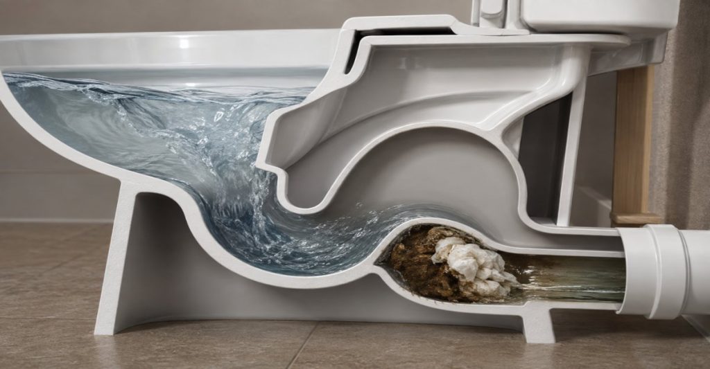 Localized Clogs Force Air Backward