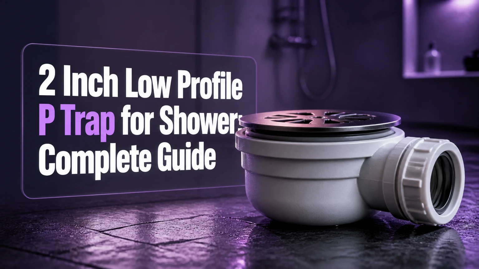 2 Inch Low Profile P Trap for Shower: Complete Guide
