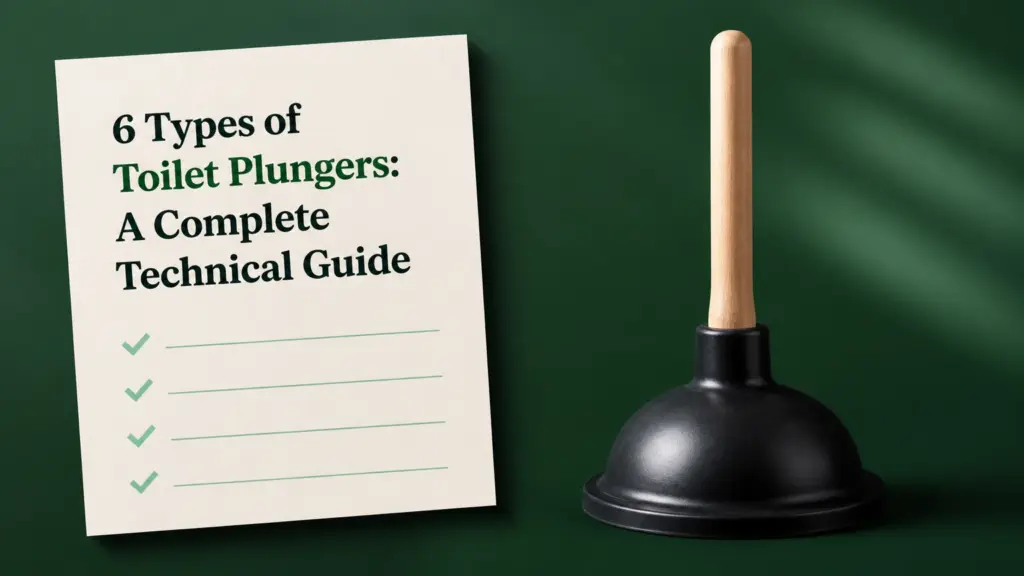 6 Types of Toilet Plungers: A Complete Technical Guide