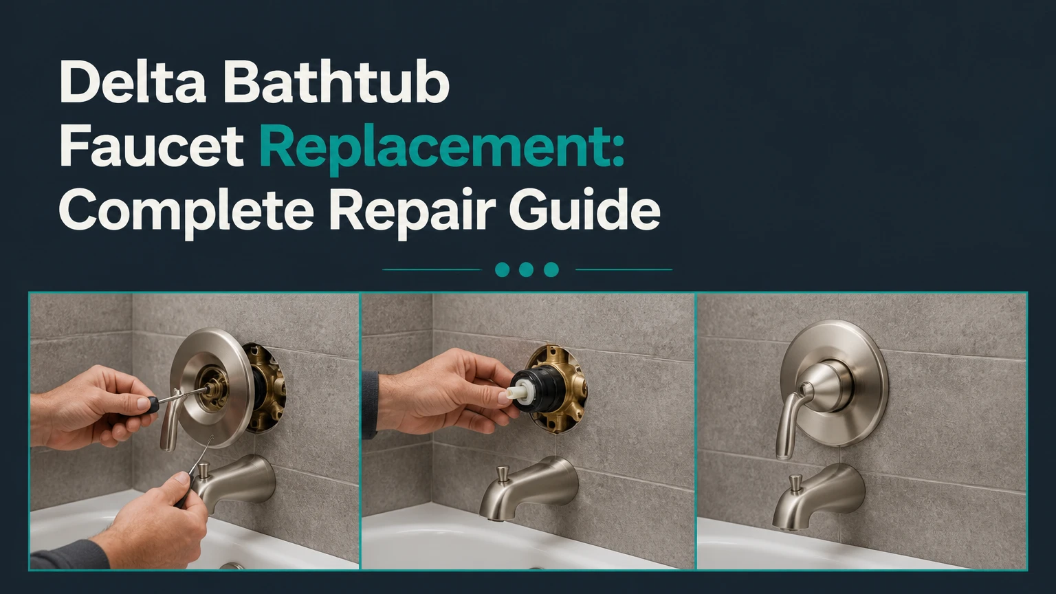 Delta Bathtub Faucet Replacement: Complete Repair Guide