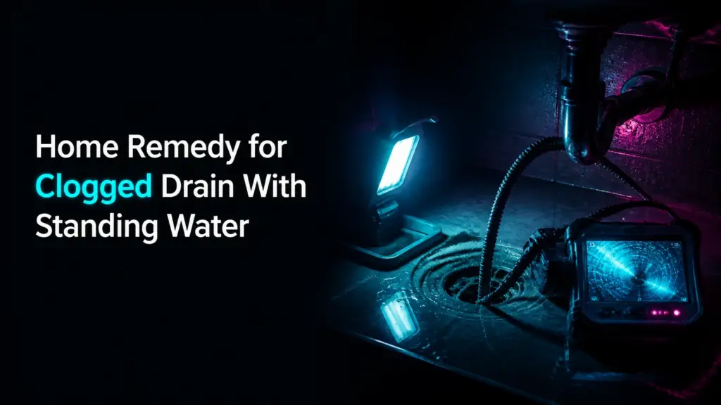 Home Remedy for Clogged Drain With Standing Water
