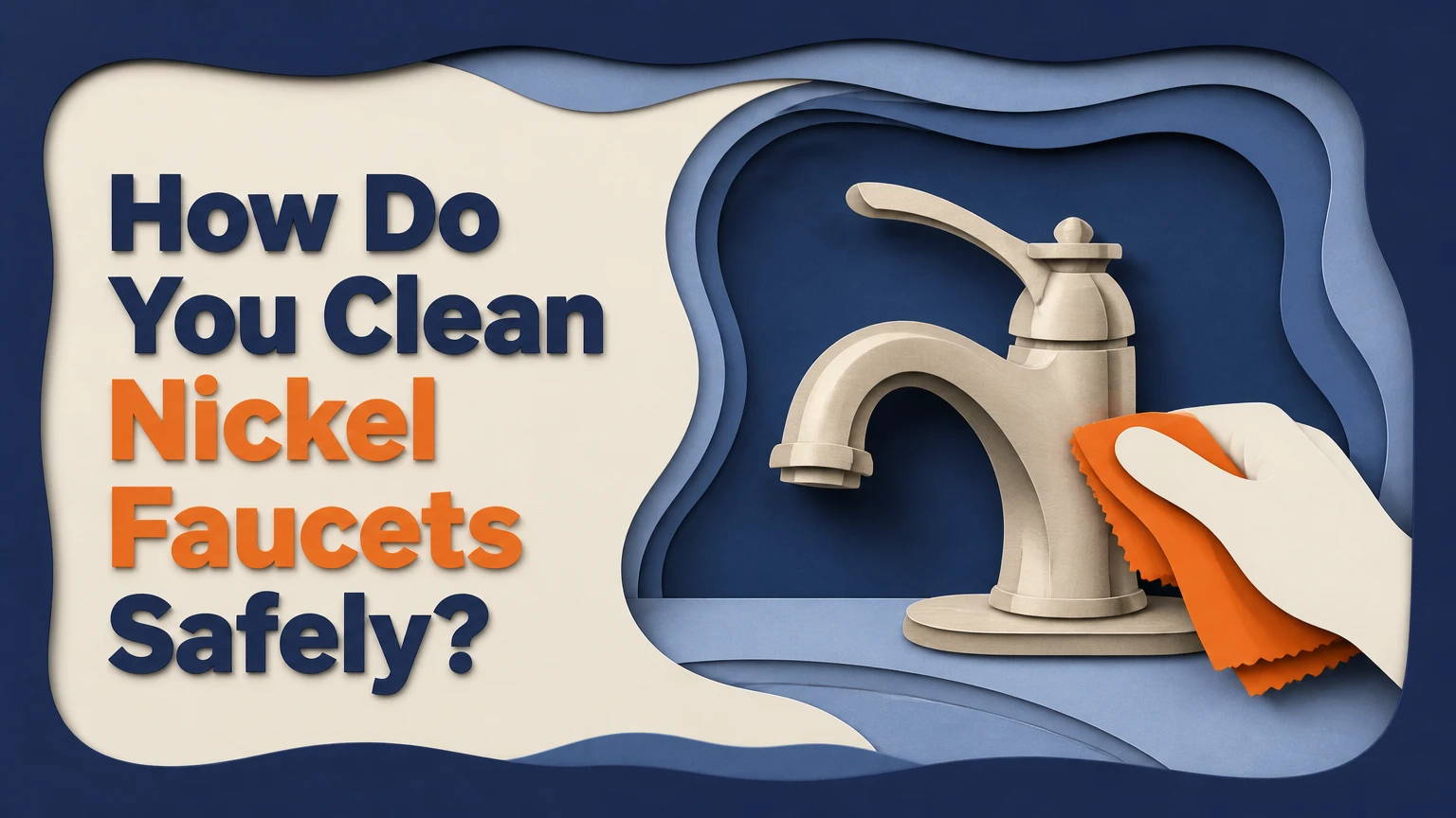 how do you clean nickel faucets