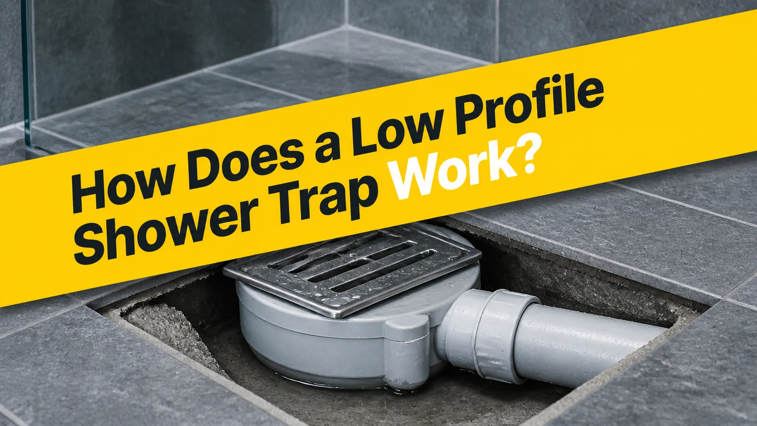 How Does a Low Profile Shower Trap Work?
