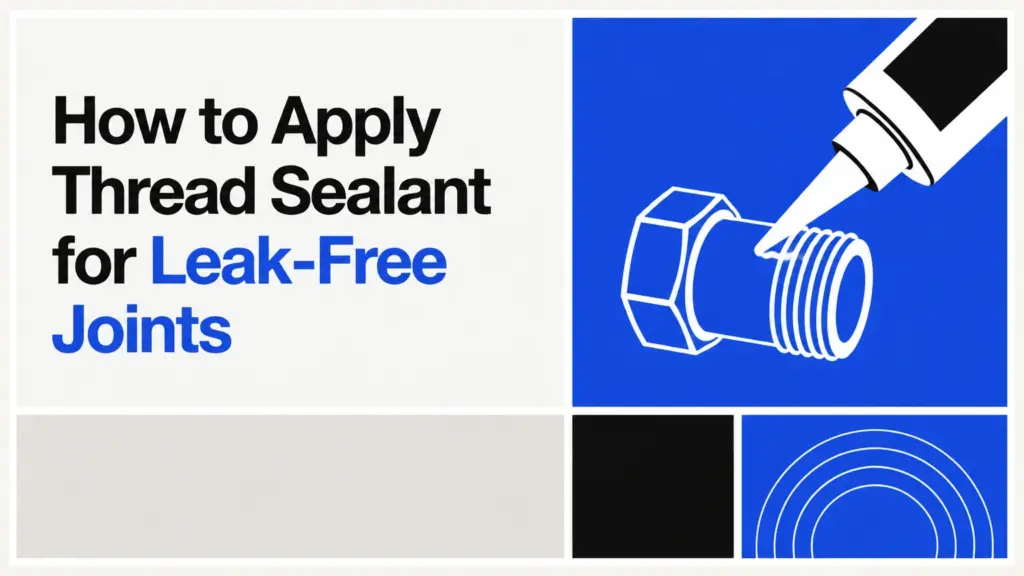 how to apply thread sealant