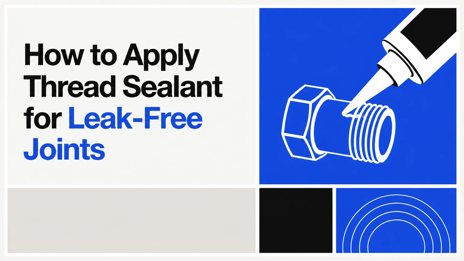 how to apply thread sealant