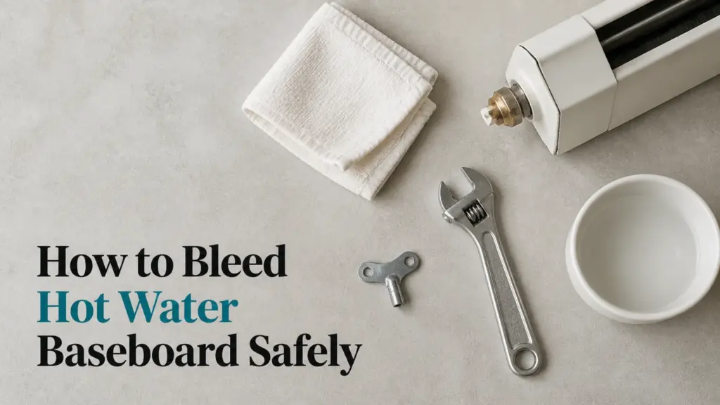 how to bleed hot water baseboard