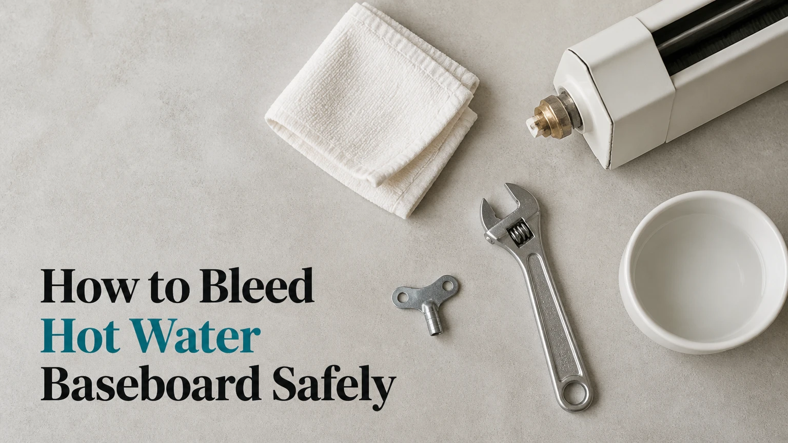 how to bleed hot water baseboard