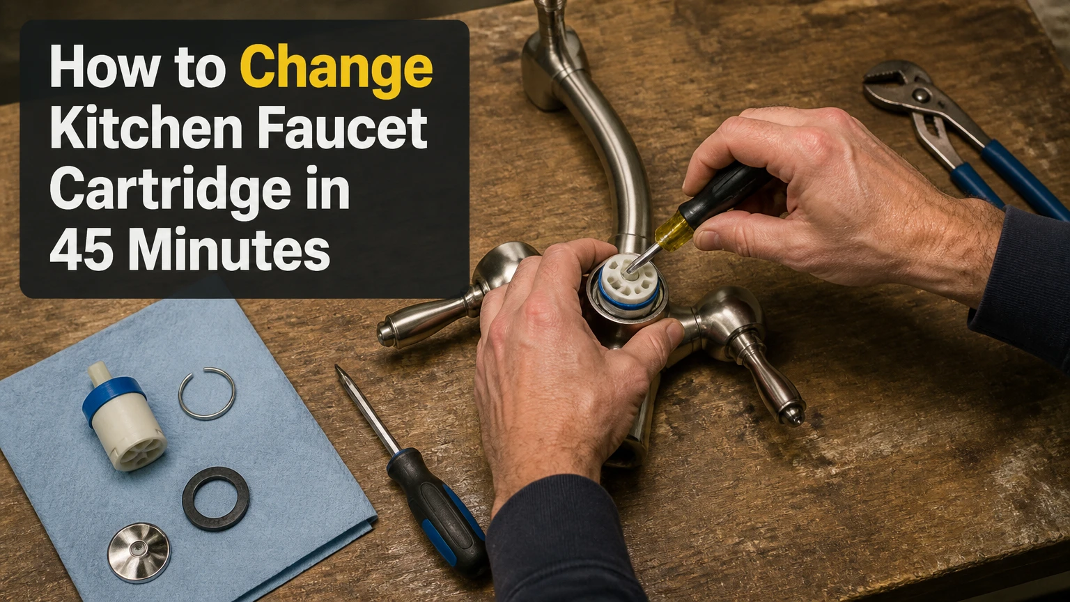 how to change kitchen faucet cartridge