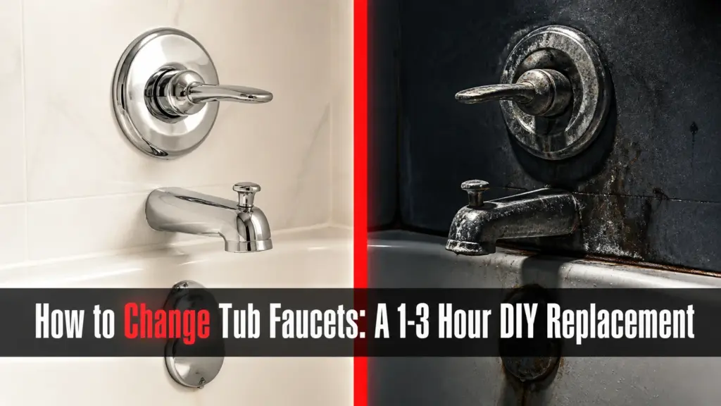 how to change tub faucets