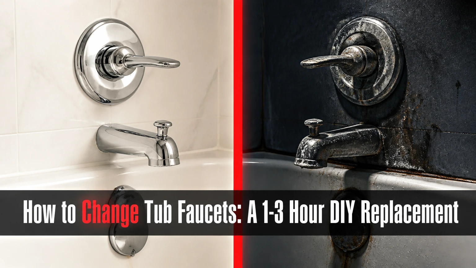 how to change tub faucets