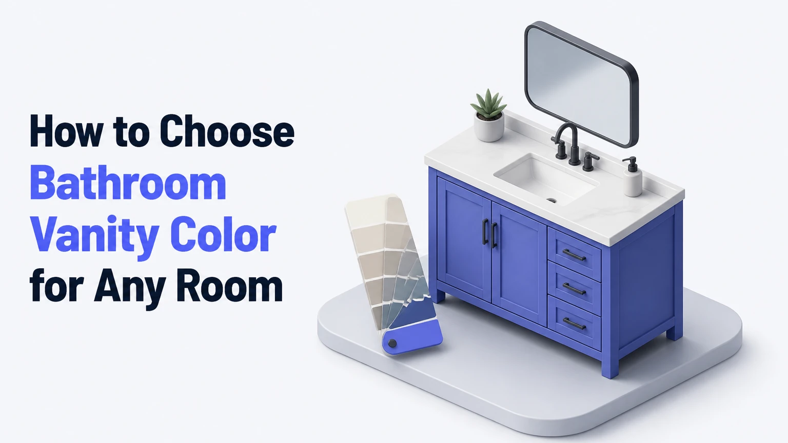 how to choose bathroom vanity color for any room
