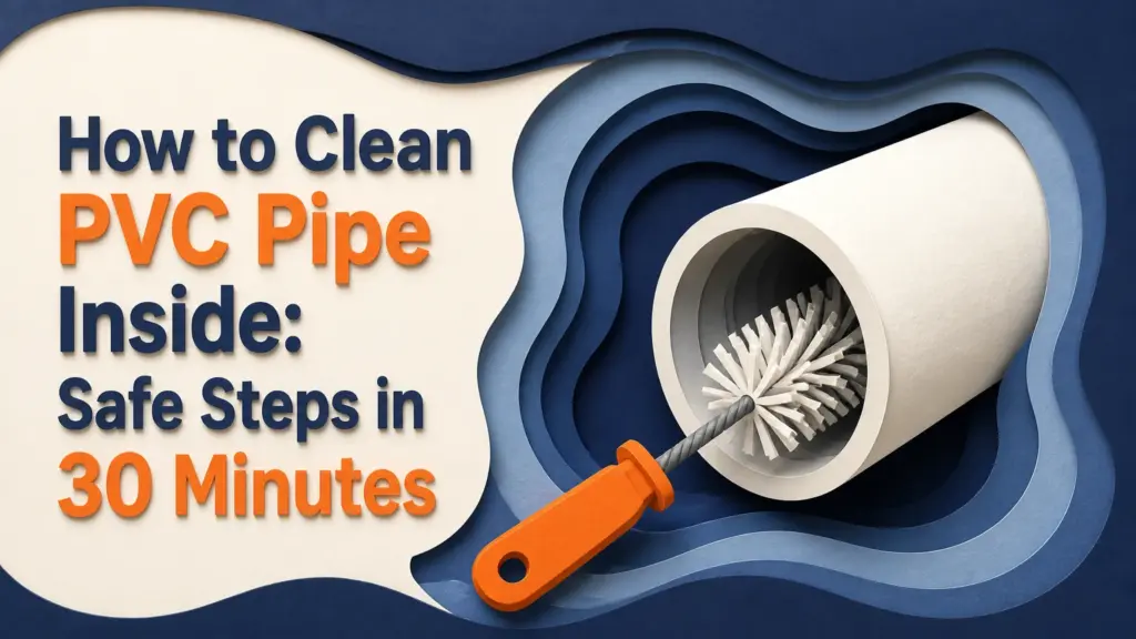 how to clean pvc pipe inside safe steps in 30 minutes