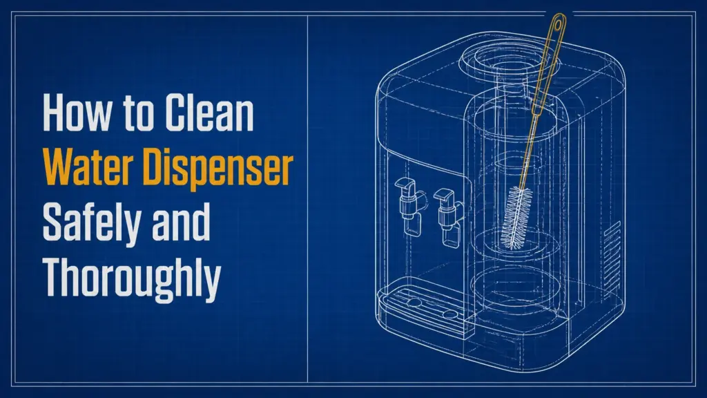 how to clean water dispenser safely and thoroughly