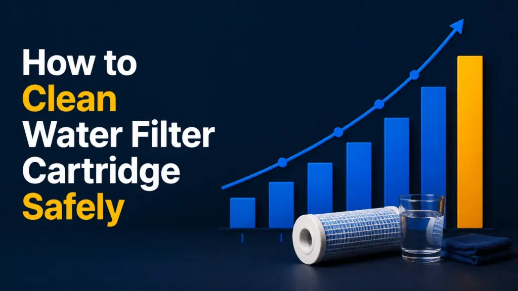 how to clean water filter cartridge