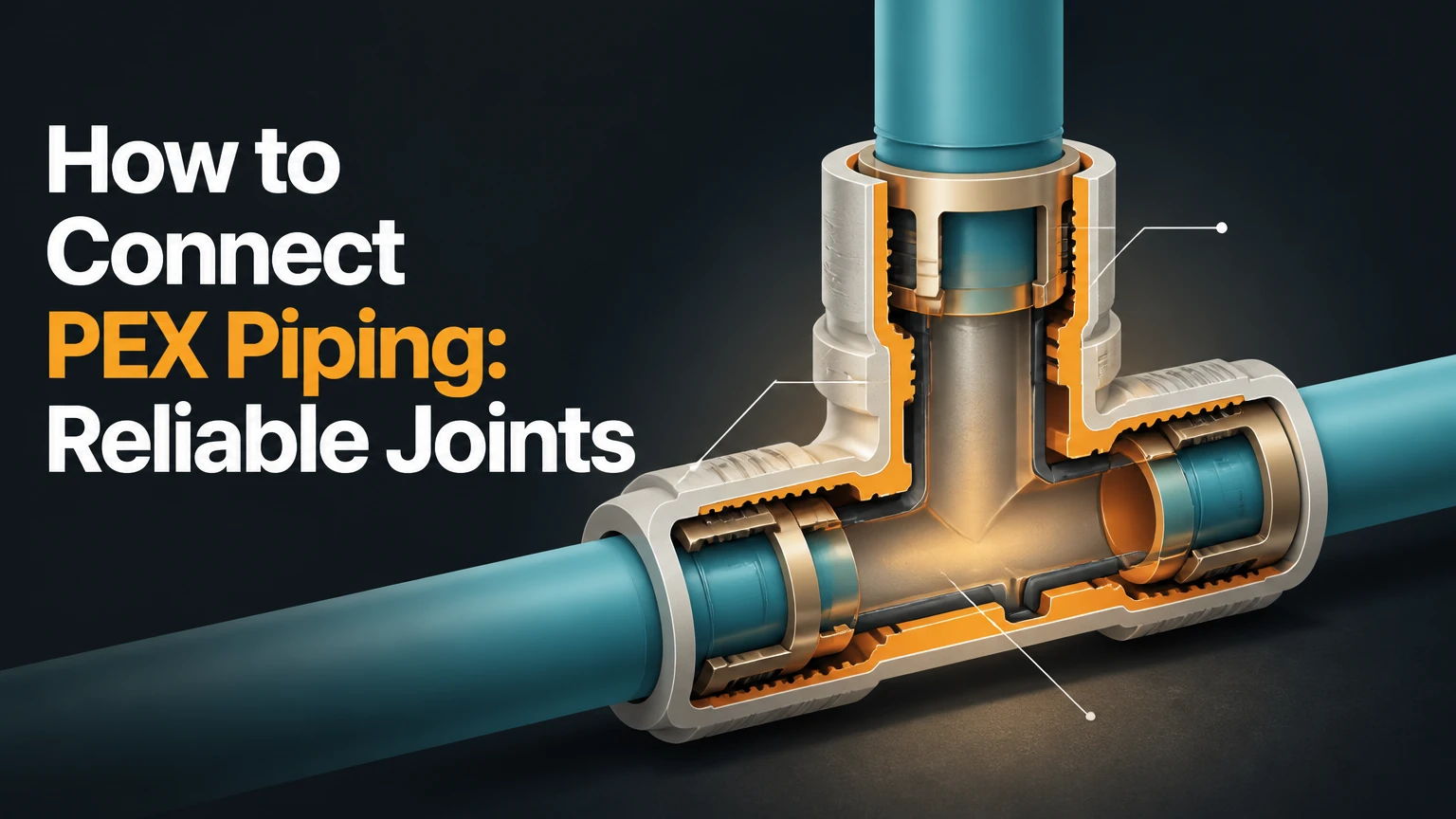 how to connect pex piping reliable joints