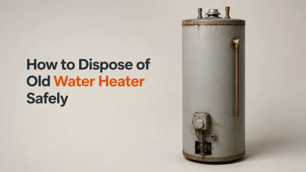 how to dispose of old water heater