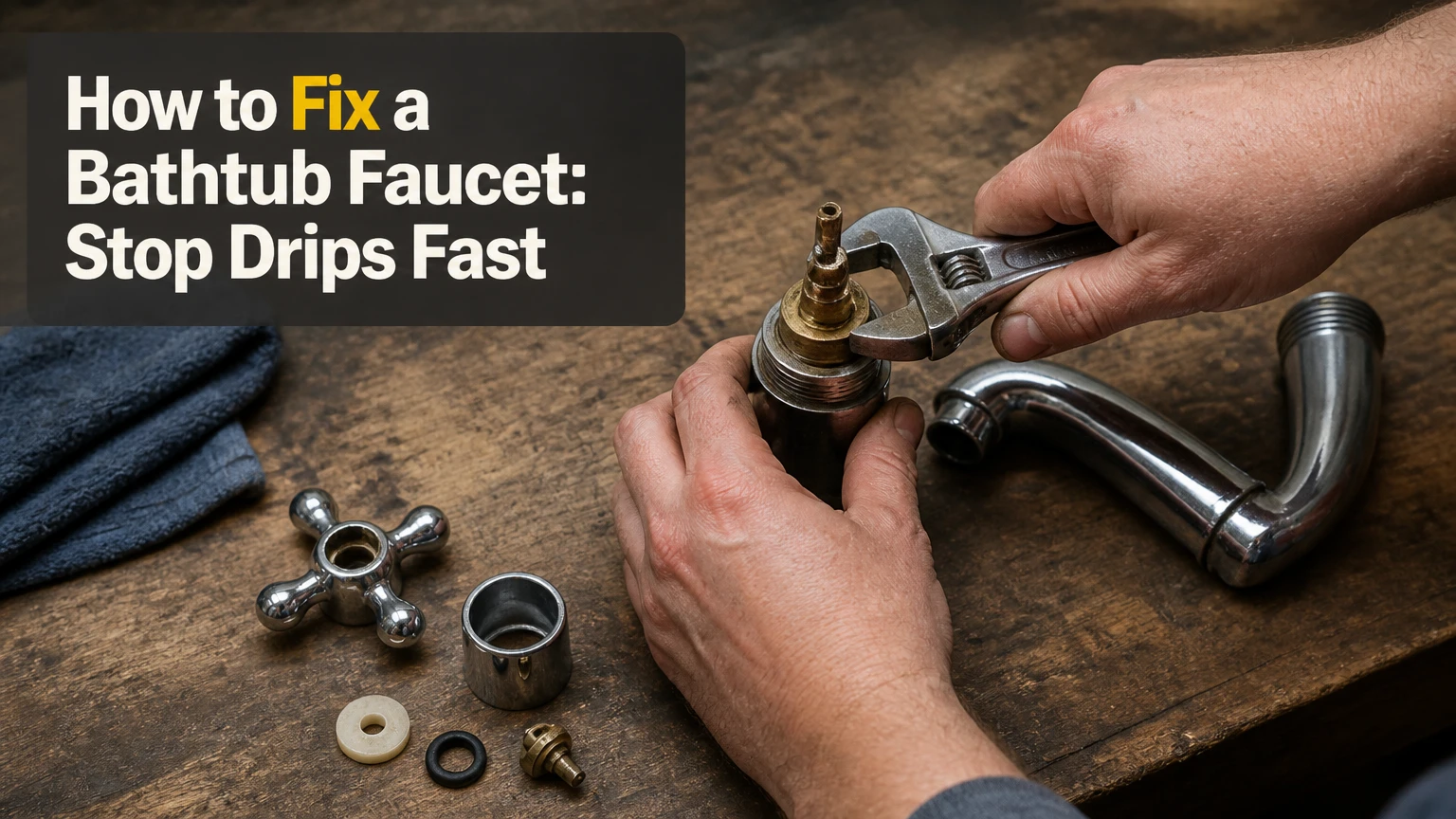 How to Fix a Bathtub Faucet: Stop Drips Fast