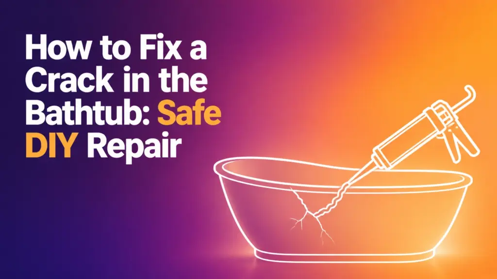how to fix a crack in the bathtub