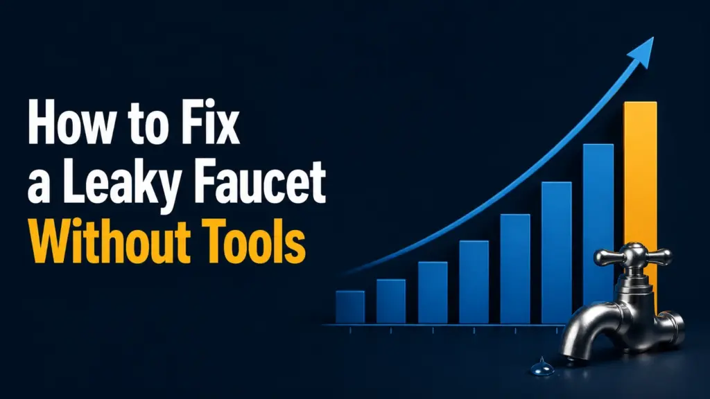 How to Fix a Leaky Faucet Without Tools