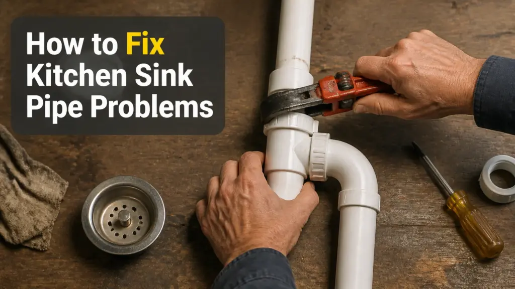 How to Fix Kitchen Sink Pipe Problems