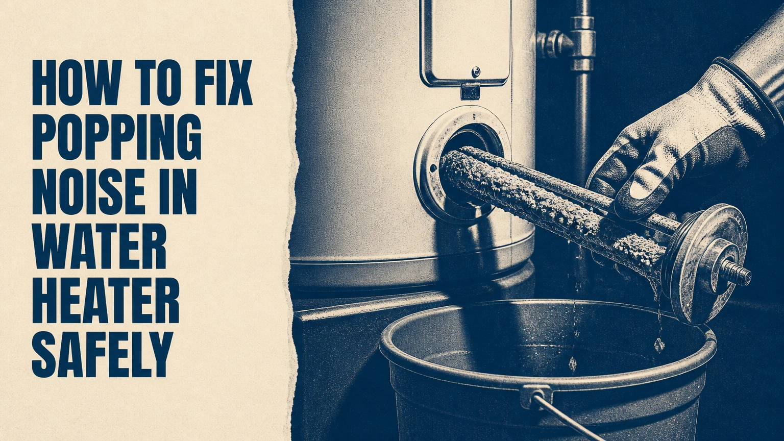 how to fix popping noise in water heater