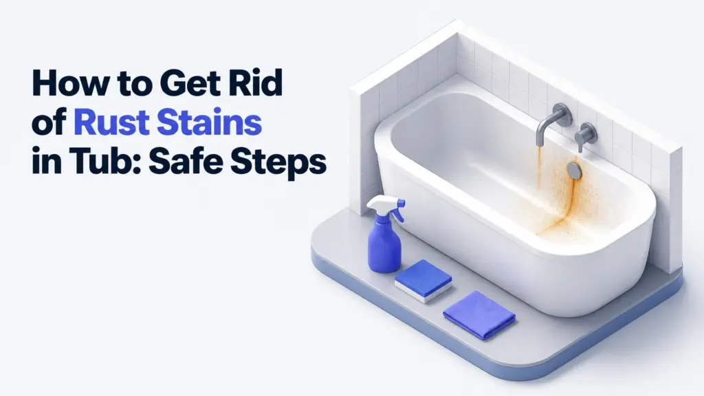 how to get rid of rust stains in tub
