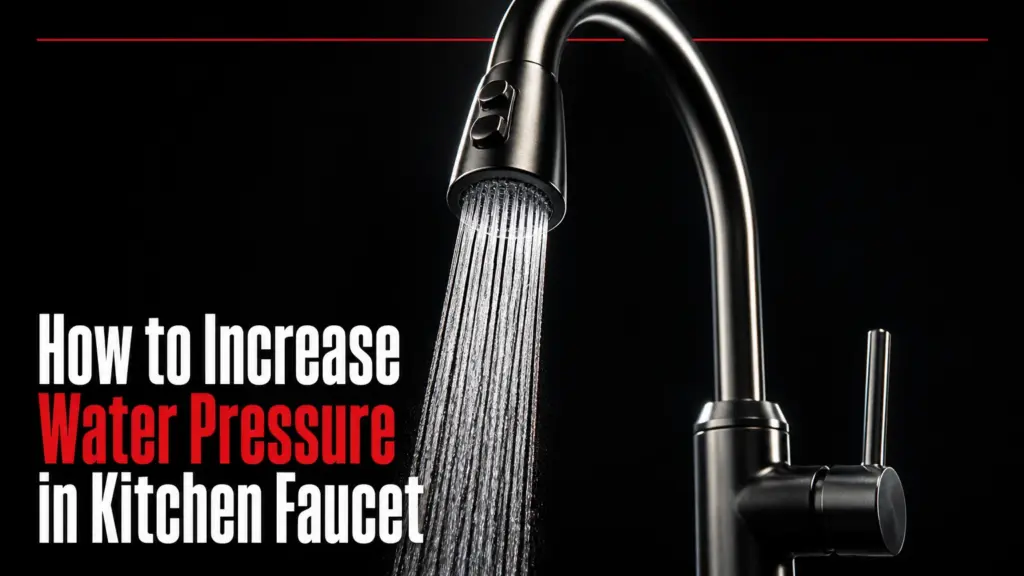 How to Increase Water Pressure in Kitchen Faucet