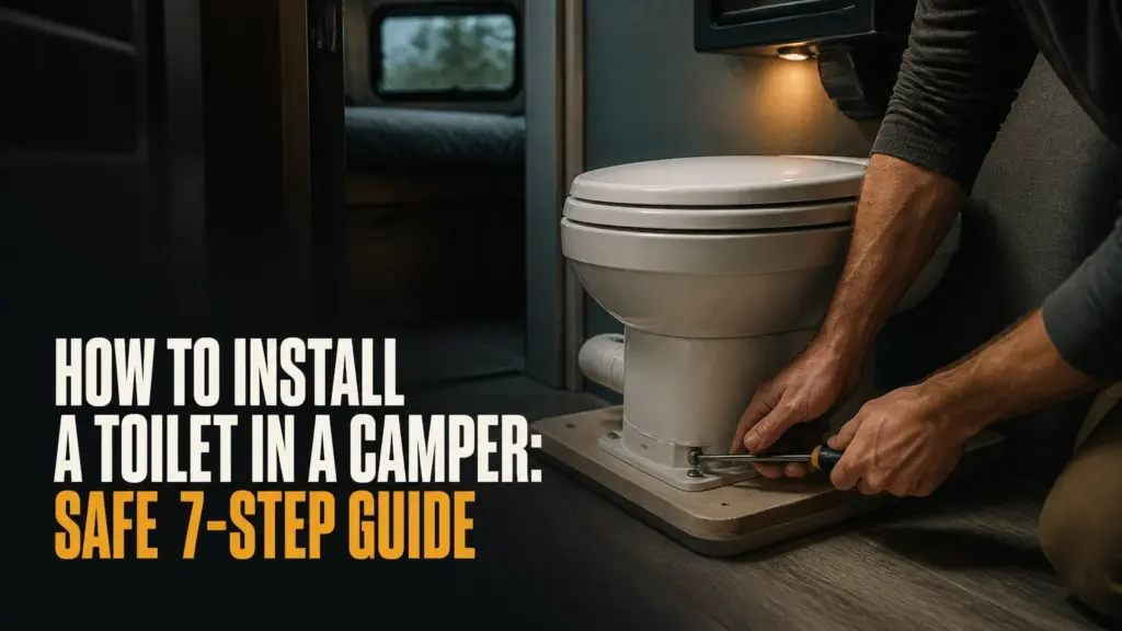 how to install a toilet in a camper safe 7 step guide