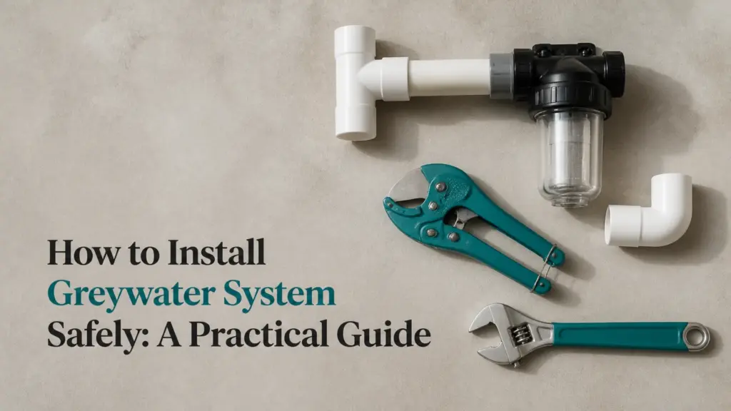 how to install greywater system
