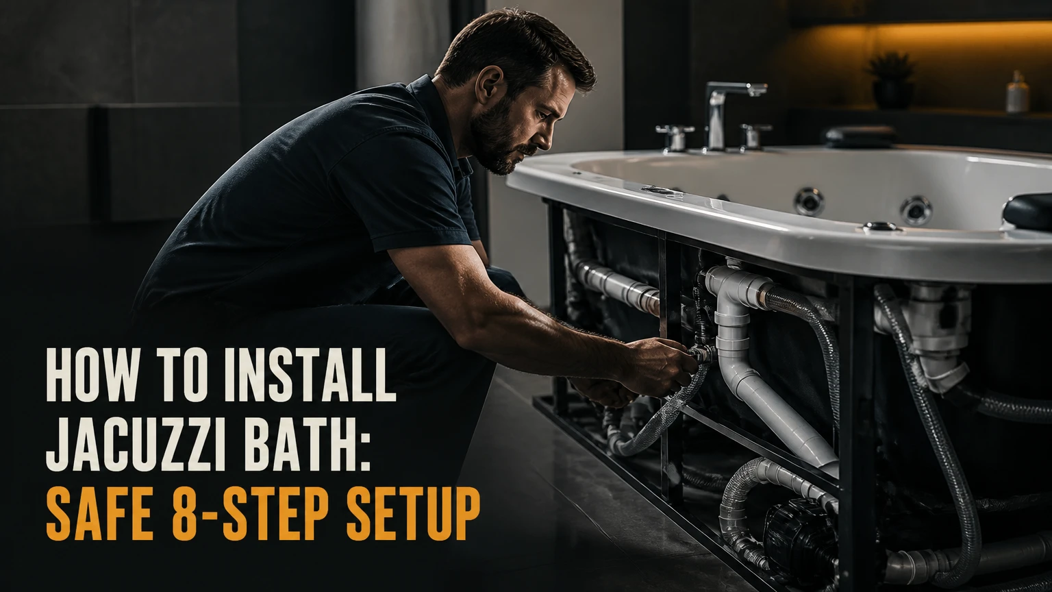 how to install jacuzzi bath safe 8 step setup