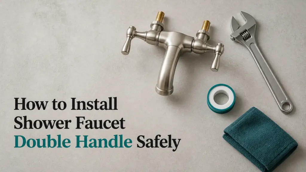 How to Install Shower Faucet Double Handle Safely