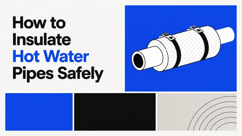 how to insulate hot water pipes safely