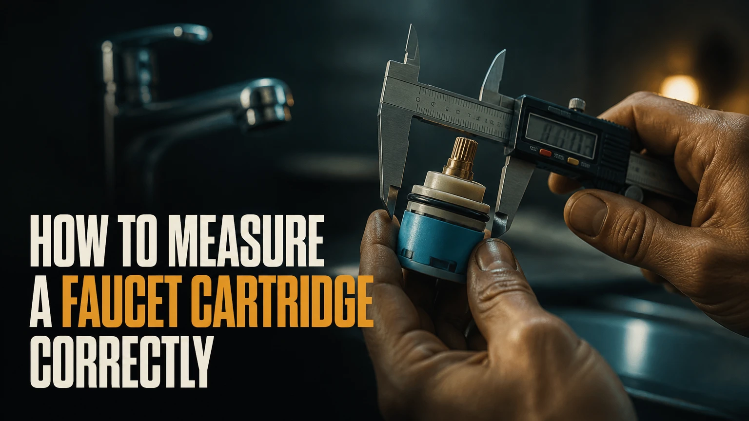 how to measure a faucet cartridge