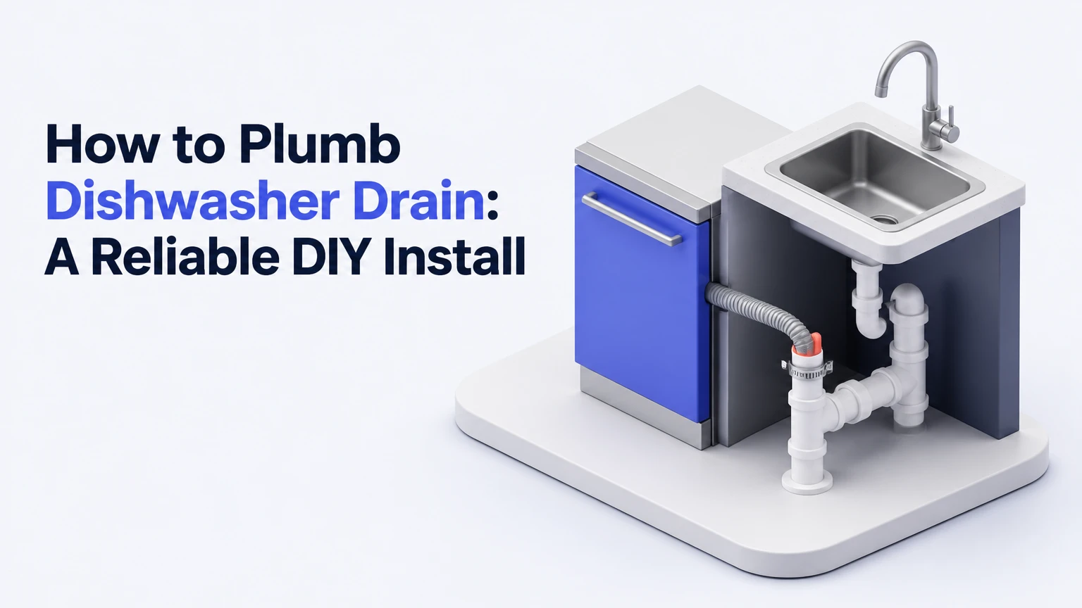 how to plumb dishwasher drain a reliable diy install