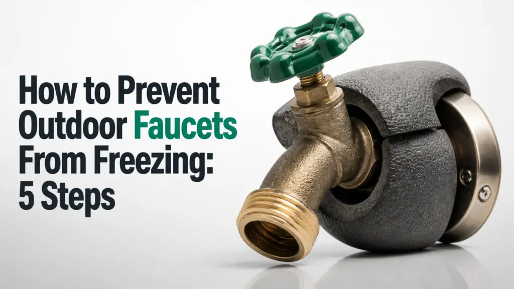 how to prevent outdoor faucets from freezing
