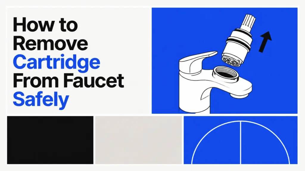 how to remove cartridge from faucet safely