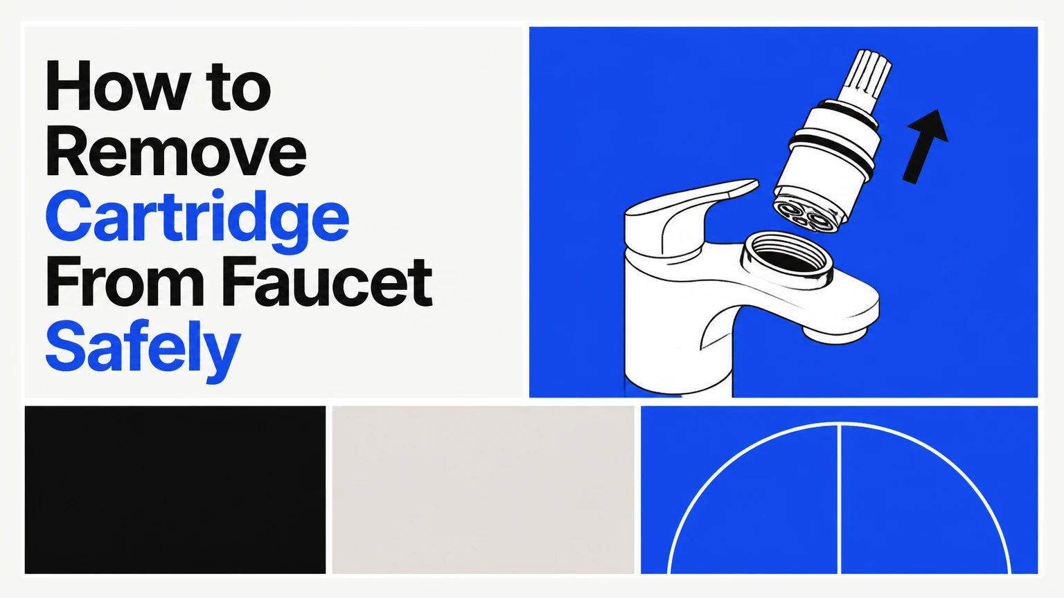 how to remove cartridge from faucet safely