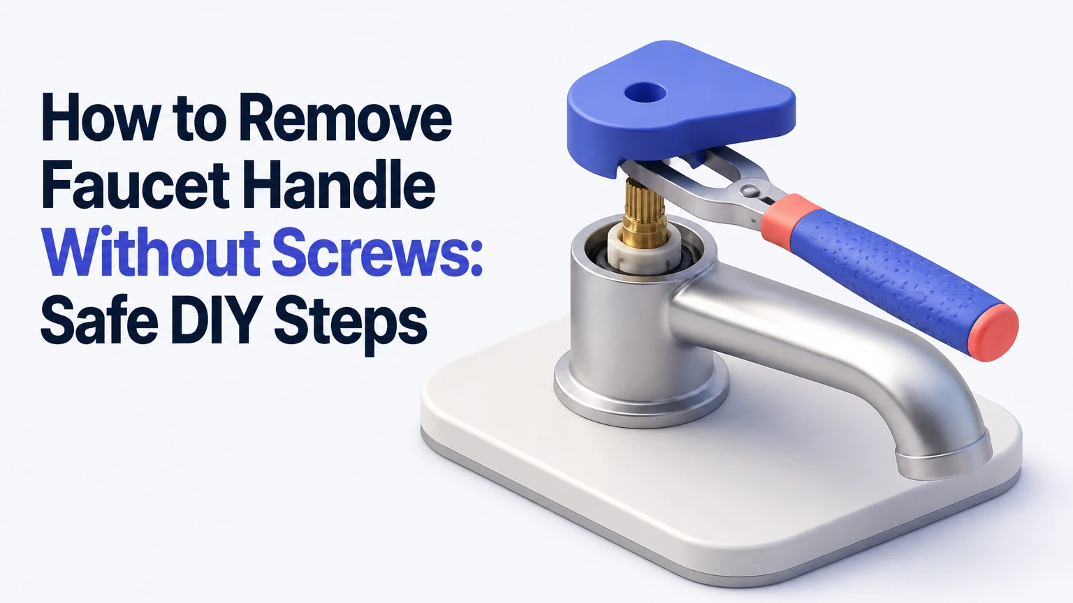how to remove faucet handle without screws safe diy steps