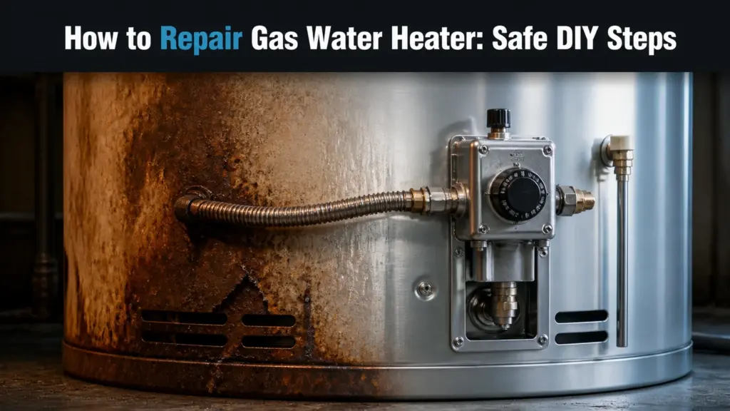 how to repair gas water heater
