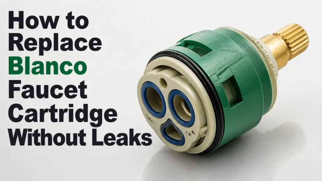 how to replace blanco faucet cartridge without leaks