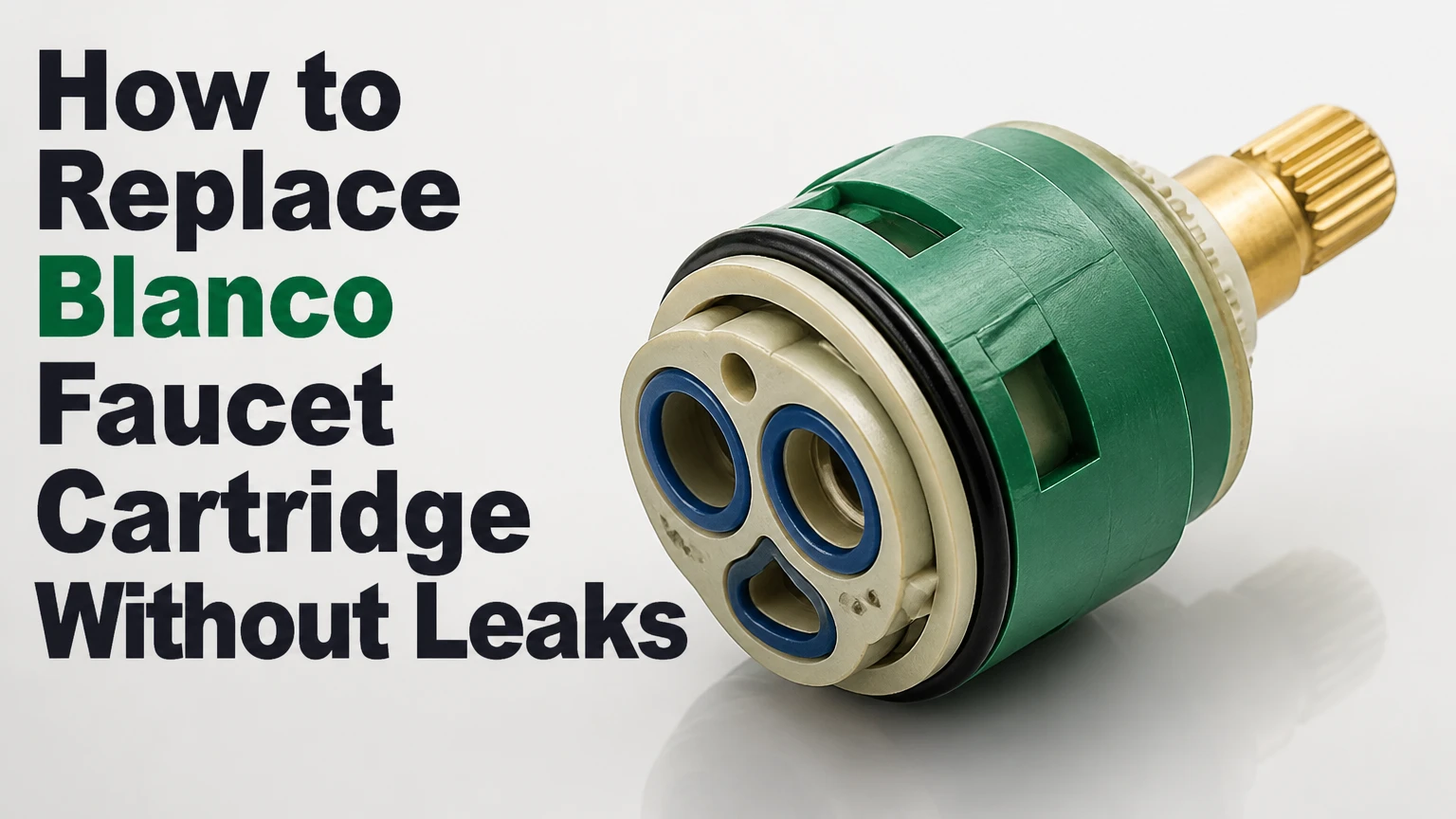 how to replace blanco faucet cartridge without leaks