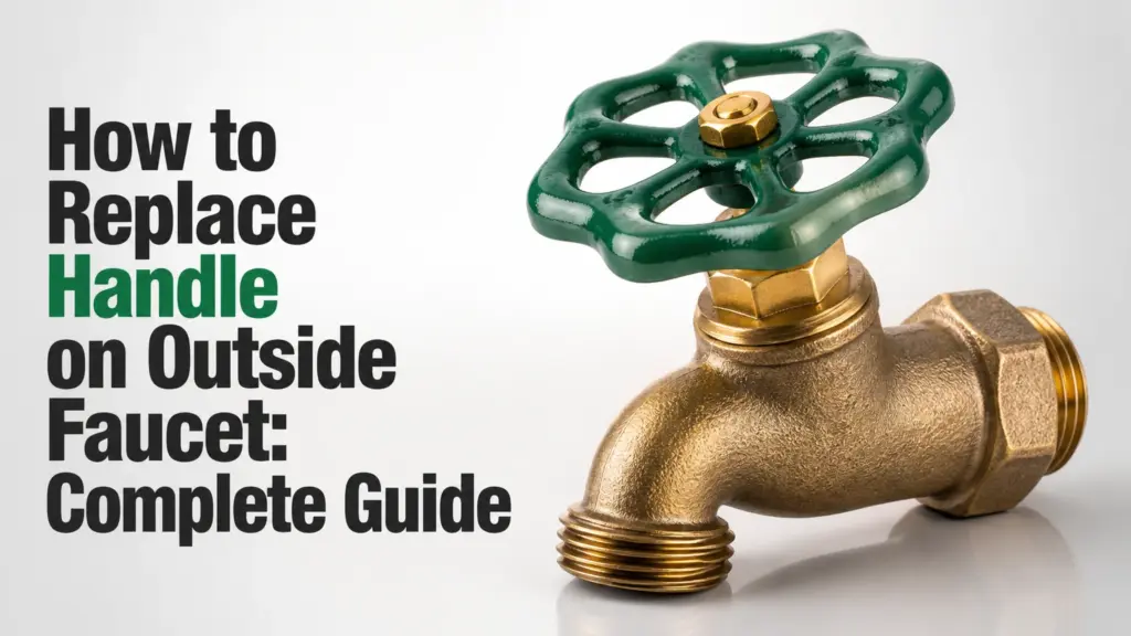how to replace handle on outside faucet complete guide