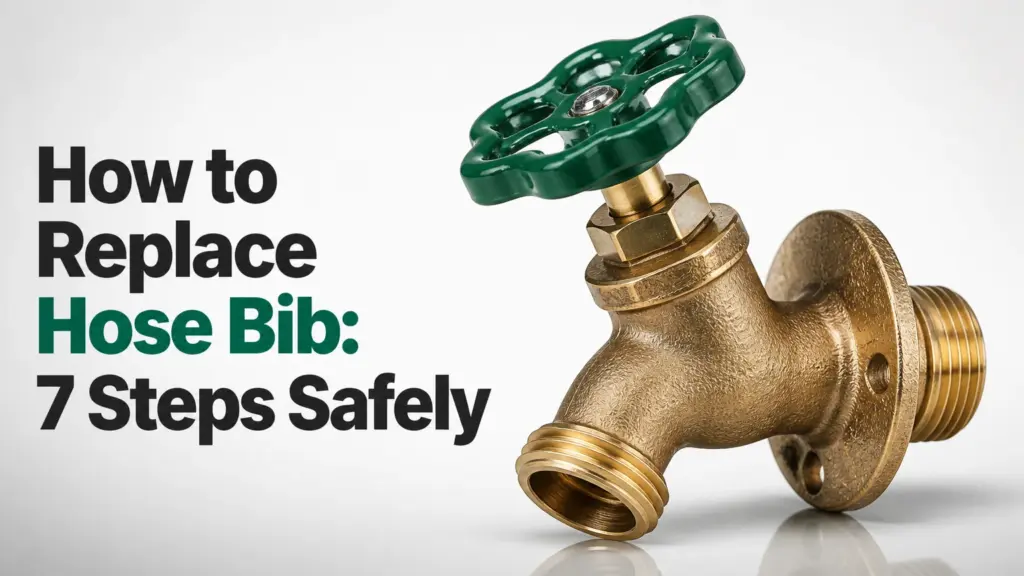 how to replace hose bib