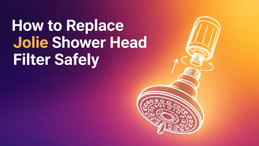 How to Replace Jolie Shower Head Filter Safely
