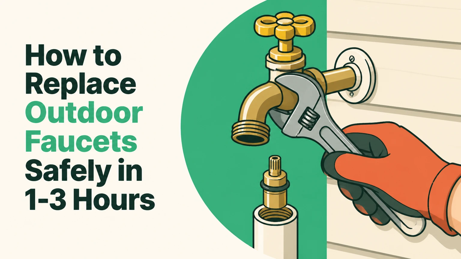 how to replace outdoor faucets